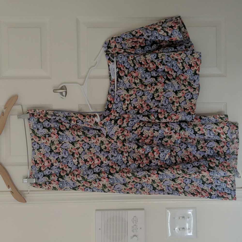 & Other Stories Floral print top and skirt co ord set